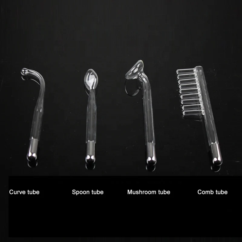 High Frequency Facial Machine Electrotherapy Wand Glass Tube Skin Tightening Device Beauty Products Anti Wrinkle Face Clean