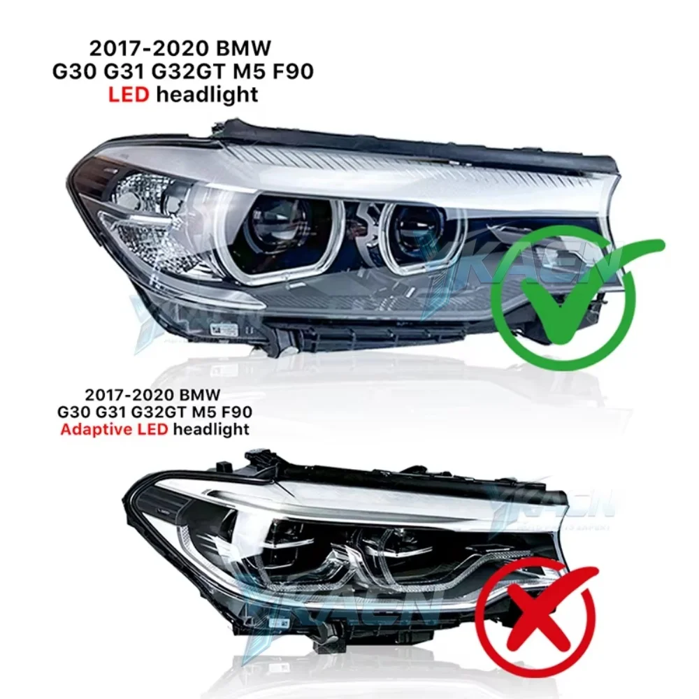 Yellow Angel Eyes DRL Boards For BMW 5 Series M5 F90 G30 G31 G38 G32 17-20 LED Headlight Daytime Running Light White Blue Red view 3
