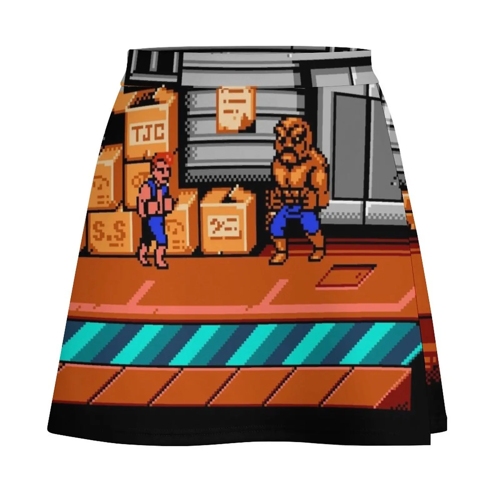 Classic Double Dragon 8 bit Mini Skirt new in dresses School skirt