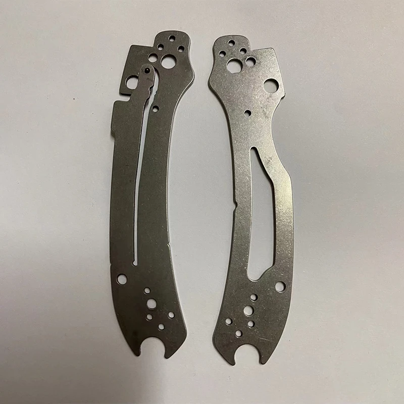 1 Pair Stainless Steel Knife Replace Part Lining Liners Accessories For Genuine Spyderco C223 Paramilitary3 Para3 Knives Handle