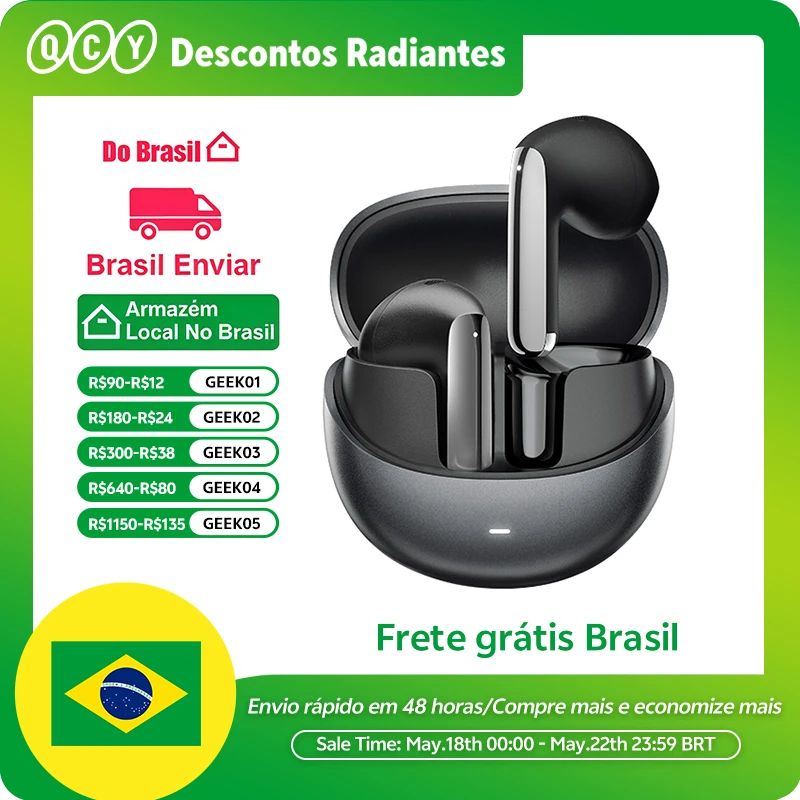 Foto detalhada de QCY HT10 AilyBuds Pro+ ANC Fone de ouvido sem fio para bancada de manutencao B2B