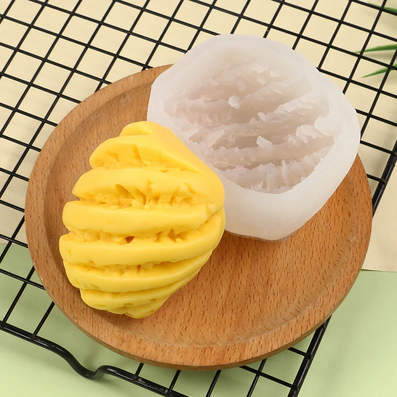 Fruit Silicone Mold 3D Banana Pineapple Mango Lemon Cake Decorating Mousse Chocolate Fondant Candy Dessert Baking Soap Mold