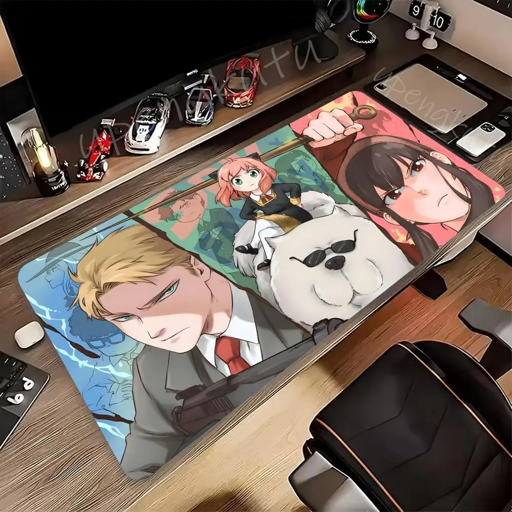 جاسوس X الأسرة ماوس الوسادة أنيمي ماوس الوسادة السجاد Kawaii مكتب الملحقات جهاز كمبيوتر شخصي لوحة المفاتيح Deskmat ماوس XXL Tapis De Souris