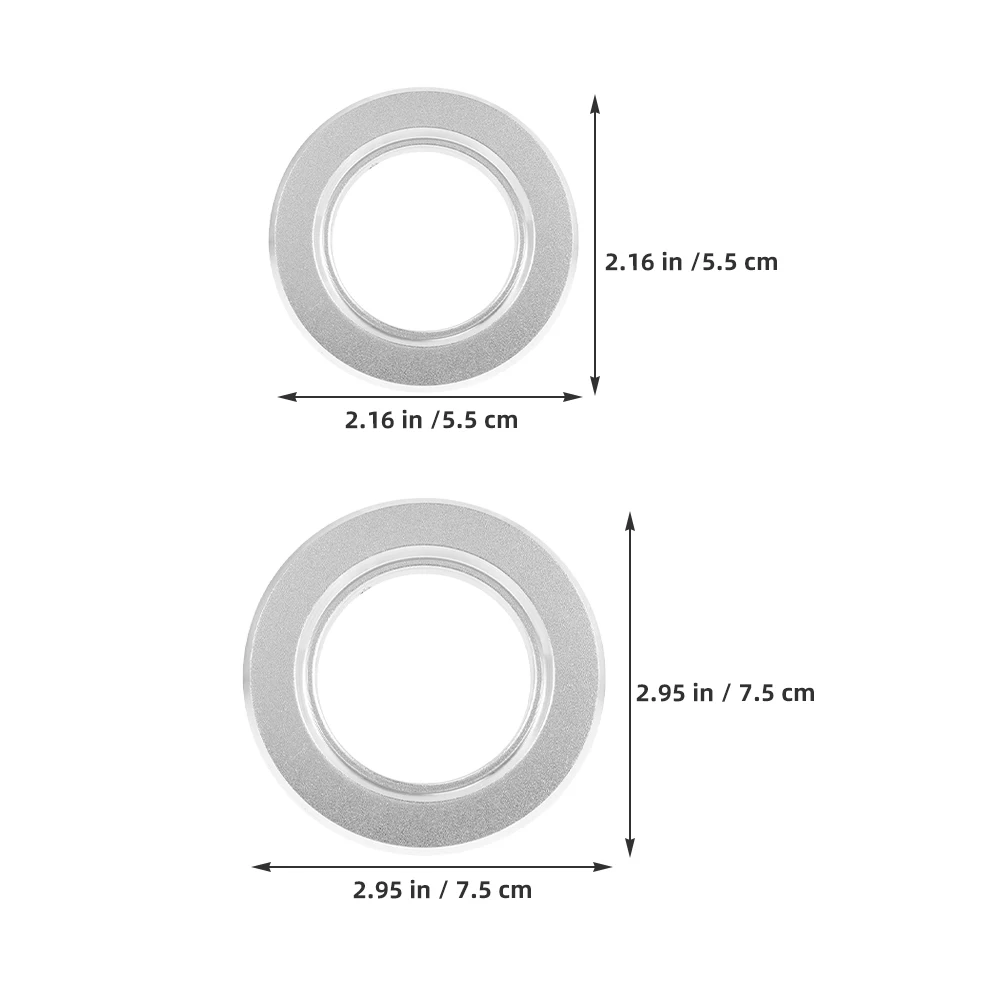 

6pcs Parrot Nest Box Metal Guards 55mm 75mm Bird House Hole Protectors Breeding Boxes Accessories Safe Smooth Edges Practical