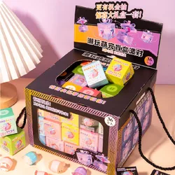 36pcs 4cm Mini Cartoon Doll Blind Box Toy Korean Style Trend Play Cute Pet Doll Mystery Box Party Desktop Decoration