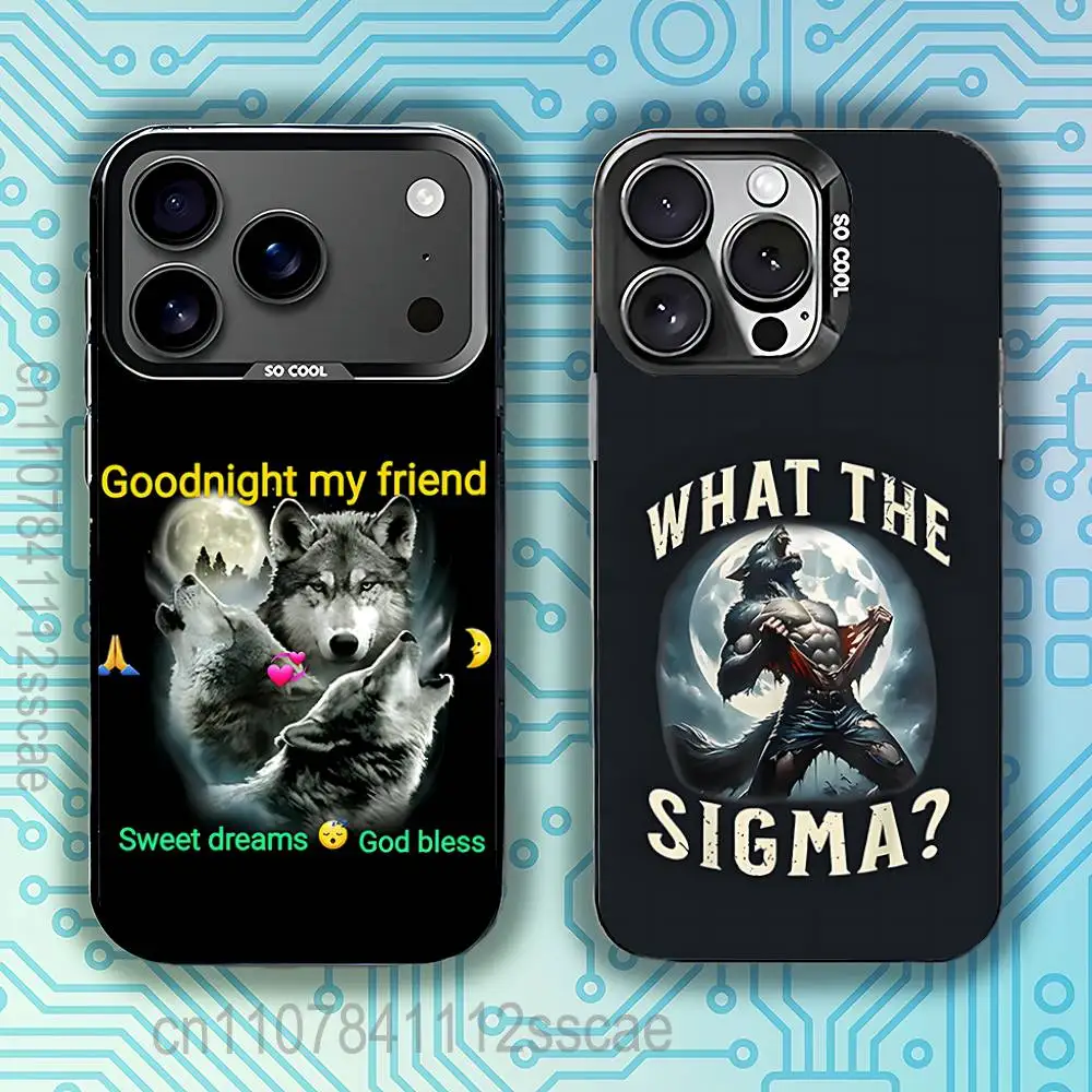 

A-Alpha Sigma W-Wolf funny Phone Case For iPhone 17,16,15,14,13,12,11,Pro,Max,Plus,E,Air,Mini Black Tpu IMD Cover