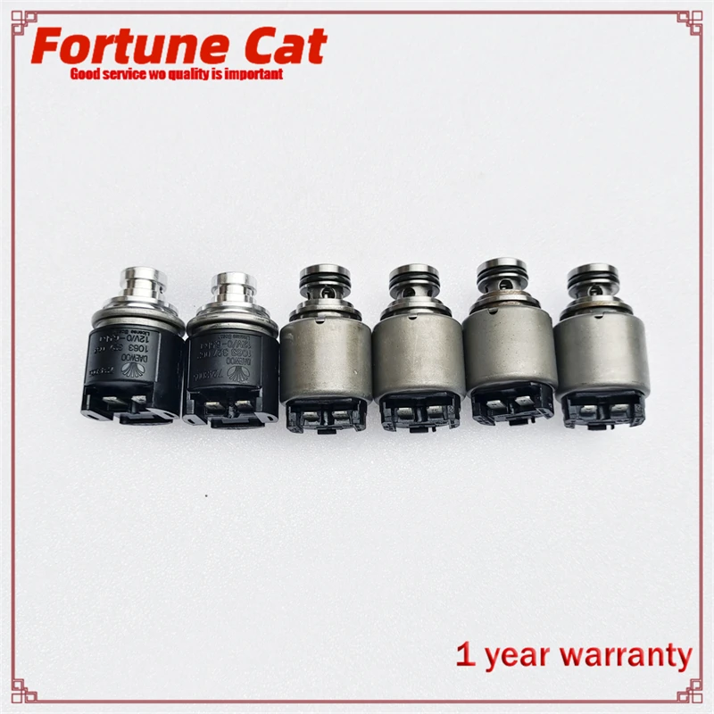 6Pcs Transmission Shift Solenoid Valve 4HP16 ZF4HP16 For Buick For Chevroiet For Daewoo For Suzuki