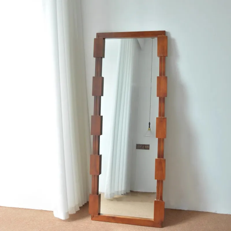 

Floor Luxury Mirror Men Long Girls Bathroom Standing Bedroom Full Body Living Room Moving Mirror Modern Espelhos Home Products