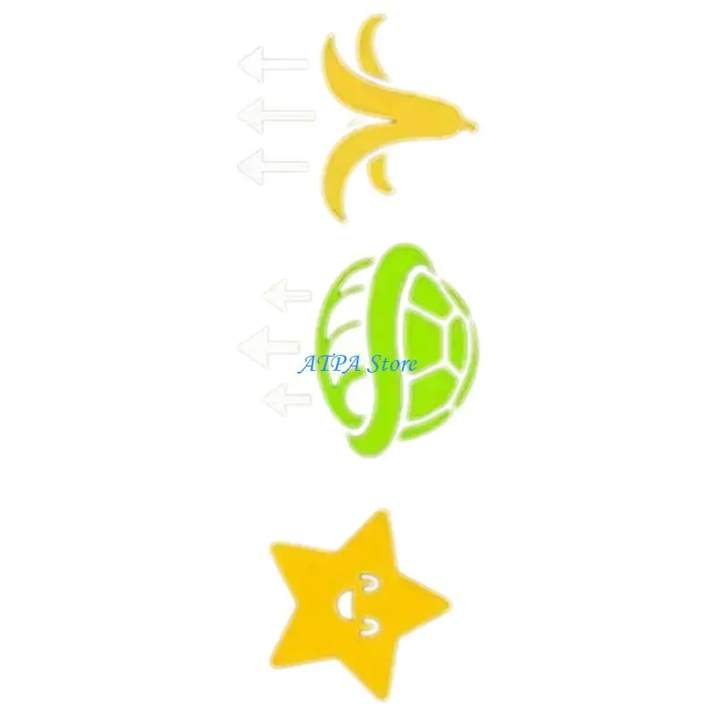 U13C Unique PVC Automotive Decals Stickers Decors For Vehicle Control Panels Button