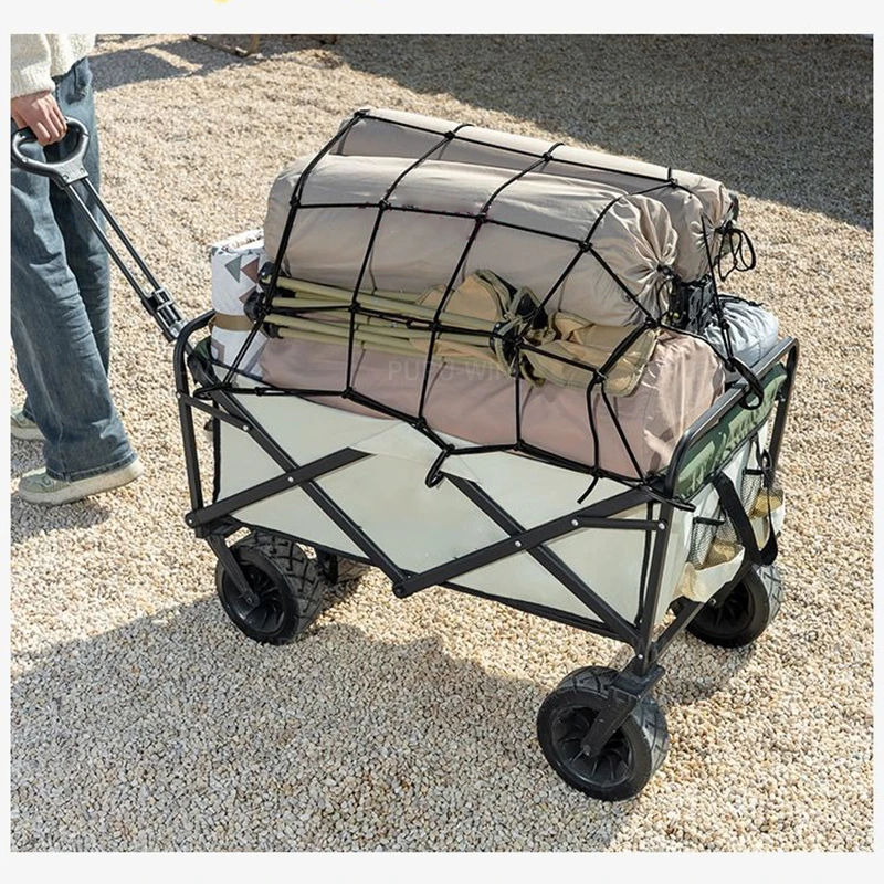 Camp Car Mesh Universal  Pocket Camper Car Elastic Mesh Outdoor Trailer Cart Bag Small Cart Mesh Belt Bag Nets Fixed Camper Car