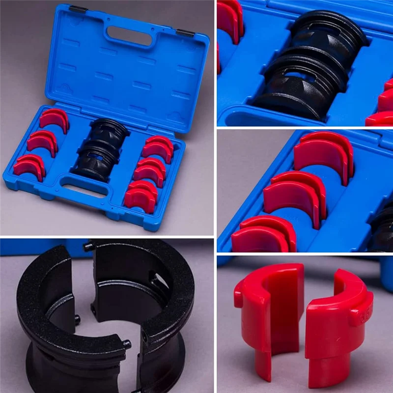

Universal Motorcycle Bike Fork Seal Driver Tool Kit 35-50Mm 14PCS Remove Installation Tool Set Durable Easy To Use-A99D
