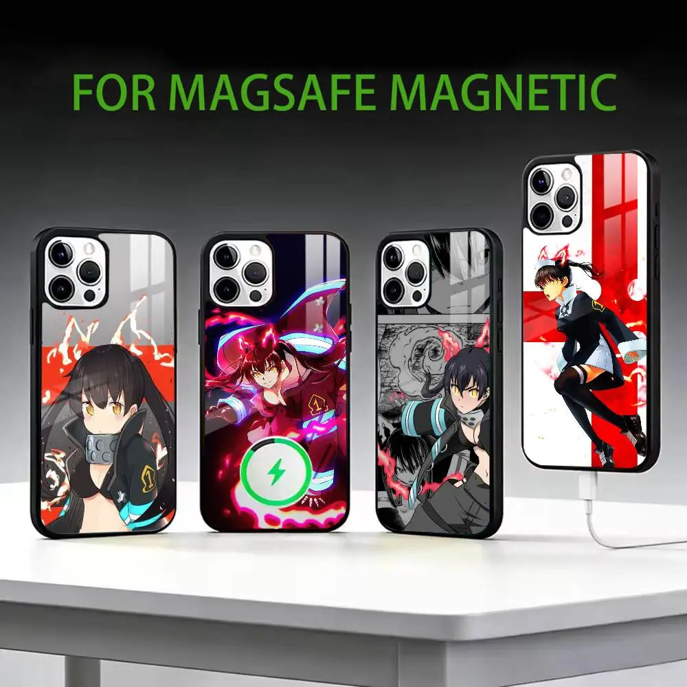 

Tamaki Kotatsu Firefighter Phone Case For iPhone17,16,15,14,13,12,11 Plus,Pro Max Magnetic For Magsafe Wireless Charging