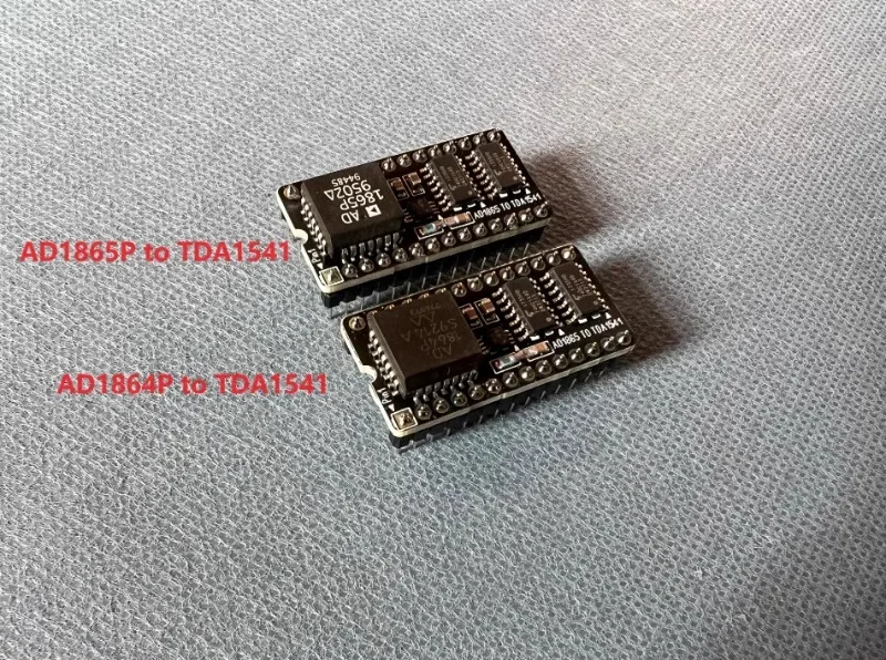 Ad1864 ad1865 para assento adaptador de placa de transferência tda1541 para placa decodificação dac