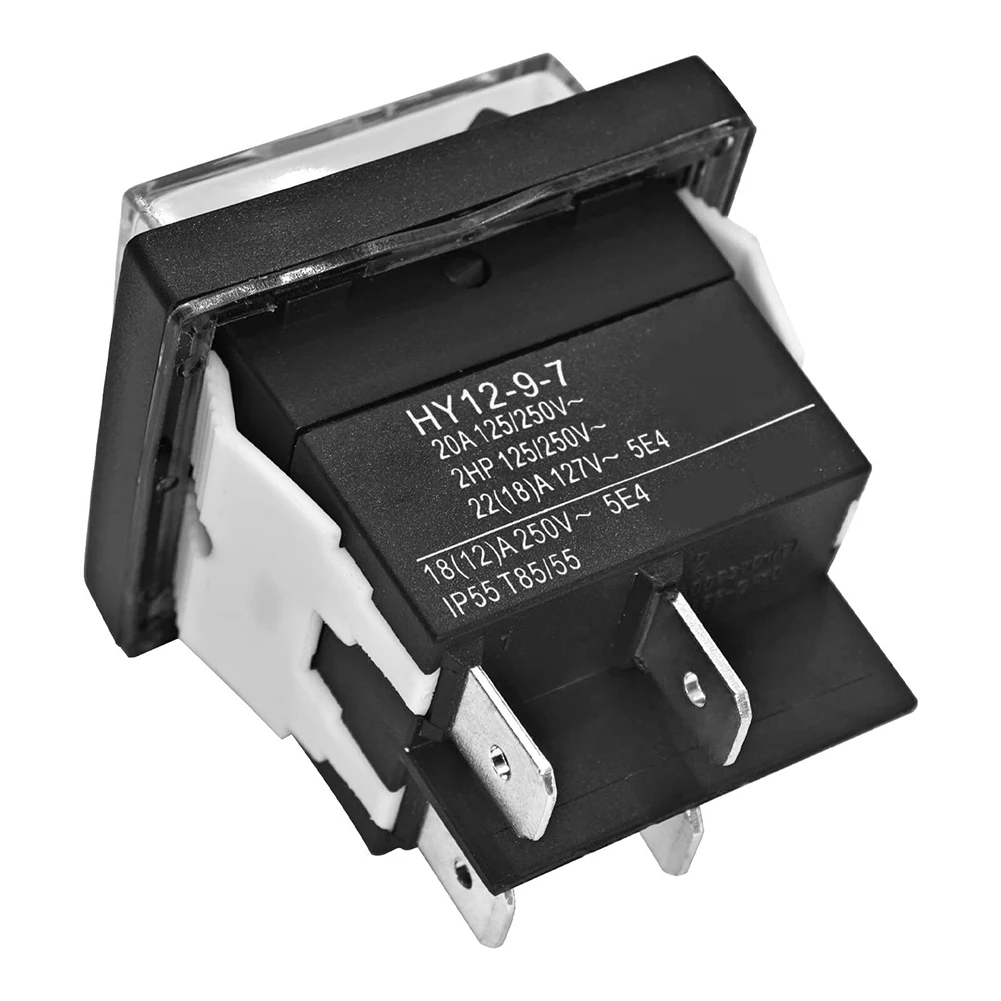 For High-Demand Electrical Applications 125V Pushbutton Switch Moisture Resistant Switch High Current Rating Switch