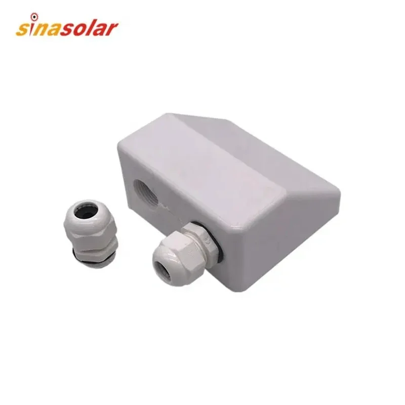 All4Caravan Waterproof Solar ABS Housing Double Cable Entry Gland Plate Double Hole For Caravan Motorhome RV