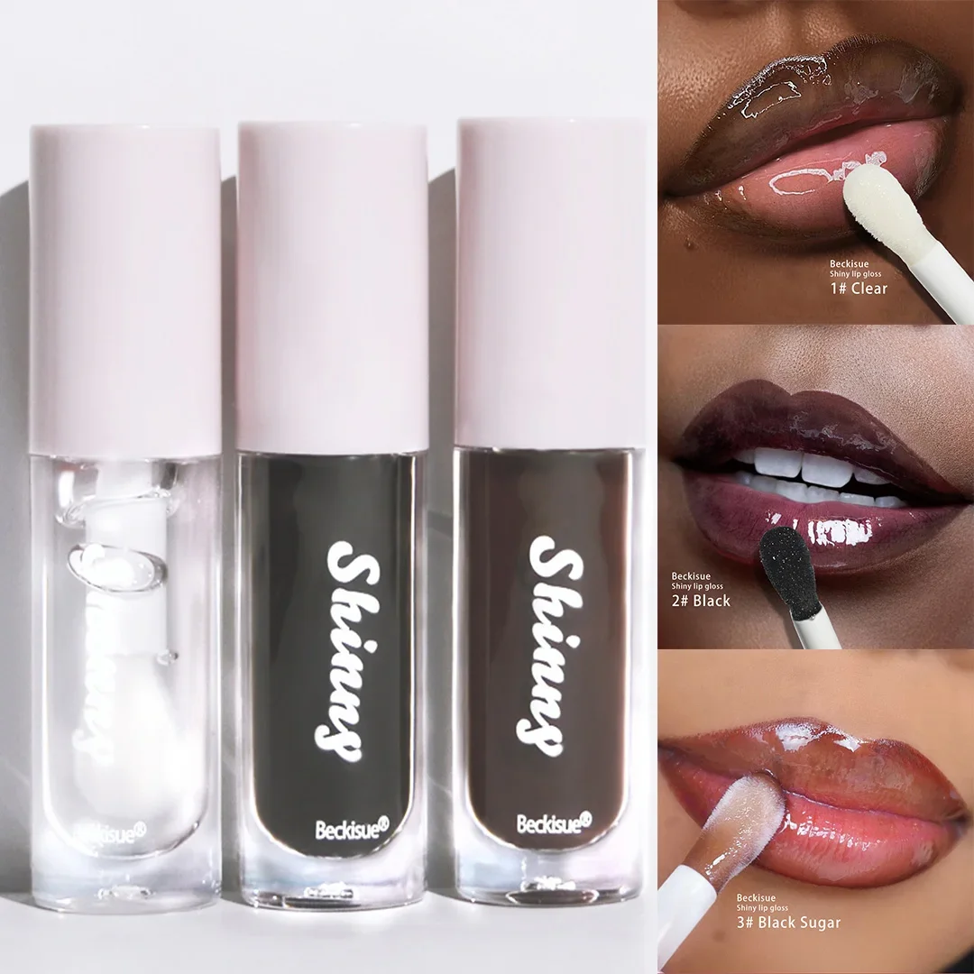 Lipgloss Sexy Mollige Jelly Lipolie Helder Kristal Opvullend Getinte Zwarte Suiker Rood Bruine Lippenstift Make-up Hydraterende Lipolie