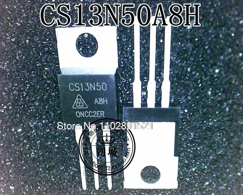 10 шт./лот MOSFET CS13N50 CS13N50A8H TO-220