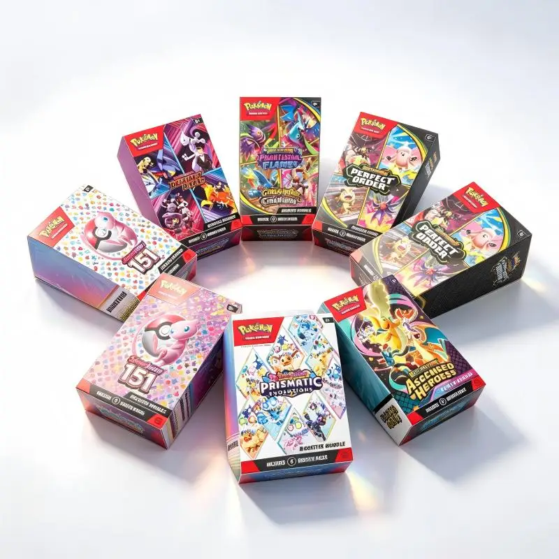 *-*！！Pokémon English Mega Evolution Ascended Heroes Scarlet Violet 151 Booster Bundle ME03 Trainer Box Collected Trading