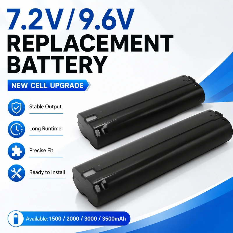

1.5AH-3AH Is Suitable for MAKITA 7.2V9.6V Hand Drill Saw Electric Tool ML9000 3700Dw770 Charger with Long Battery Life