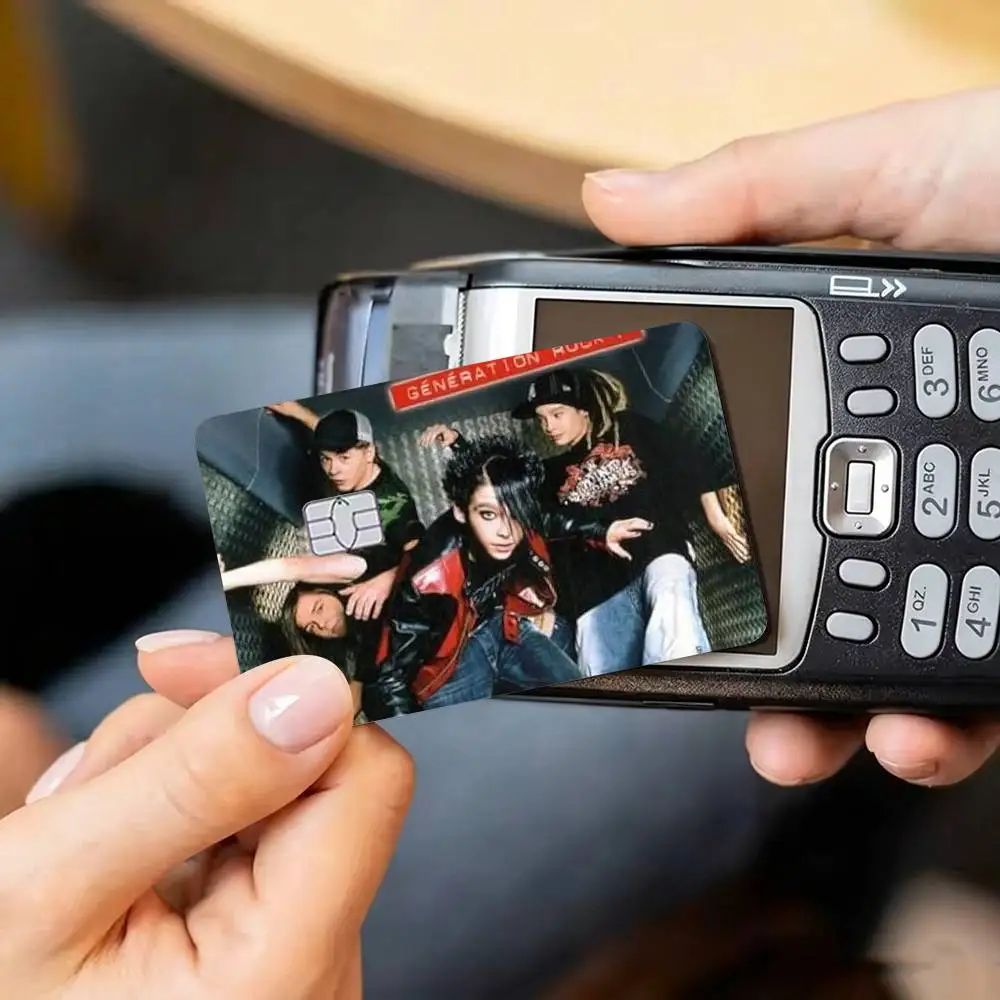 Tokio Hotel Band  Credit Card HD Stickers Game Card Decal Small Chip Waterproof Sticker Gift