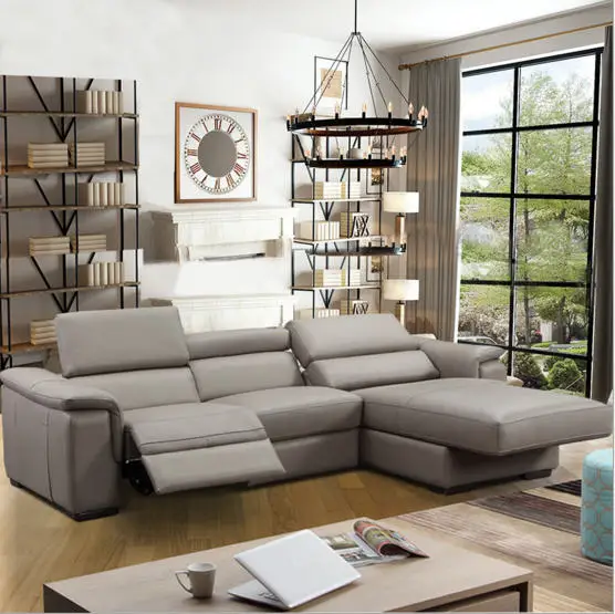 Sofa do salonu zestaw 3 sofa do siedzenia fotel elektryczny kanapa skórzana kanapy segmentowe muebles de sala moveis para casa