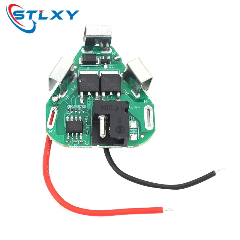 Placa de Proteção de Bateria de Lítio Verde 3S 12.6VDC, Módulo BMS para Furadeira Elétrica de 12V