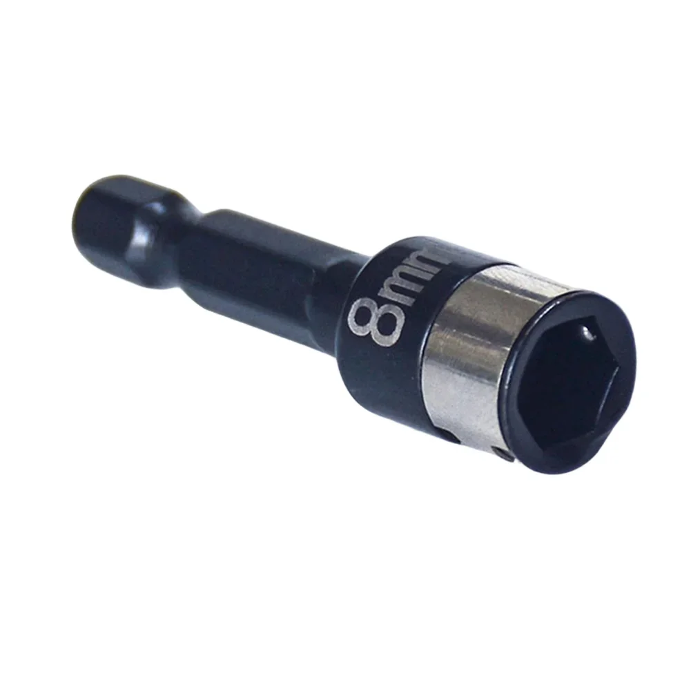 

1/2pcs 8mm No-magnetic Steel Ball Sleeve Screwdriver Socket Bit Hand Drill Hex Shank Driver Adapter Woodworking Tools