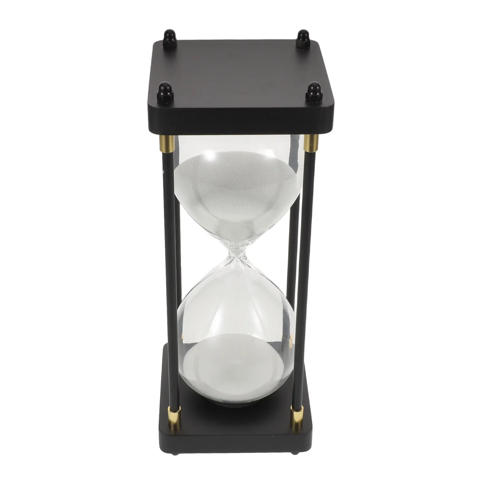 60-Minute Sand Hourglass Timer Glass Desk Timer for Focus Relaxation Reading Meditation Decorative Hourglass Ornament Modern