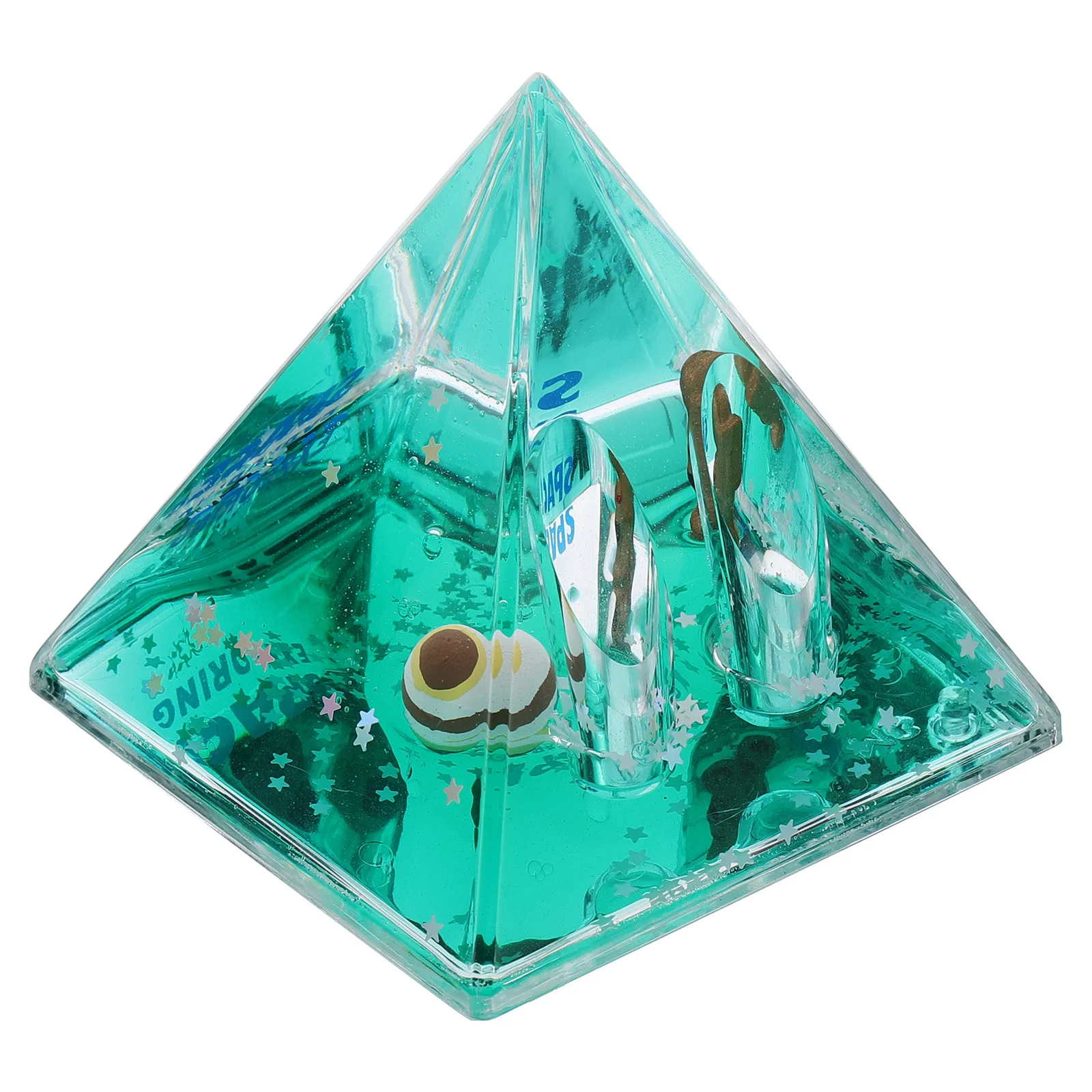 

1 pc Space Astronaut Decorative Craft Dreamy Floating Liquid Ornament For Office Desk Unique Pencil Holder Desktop Storage