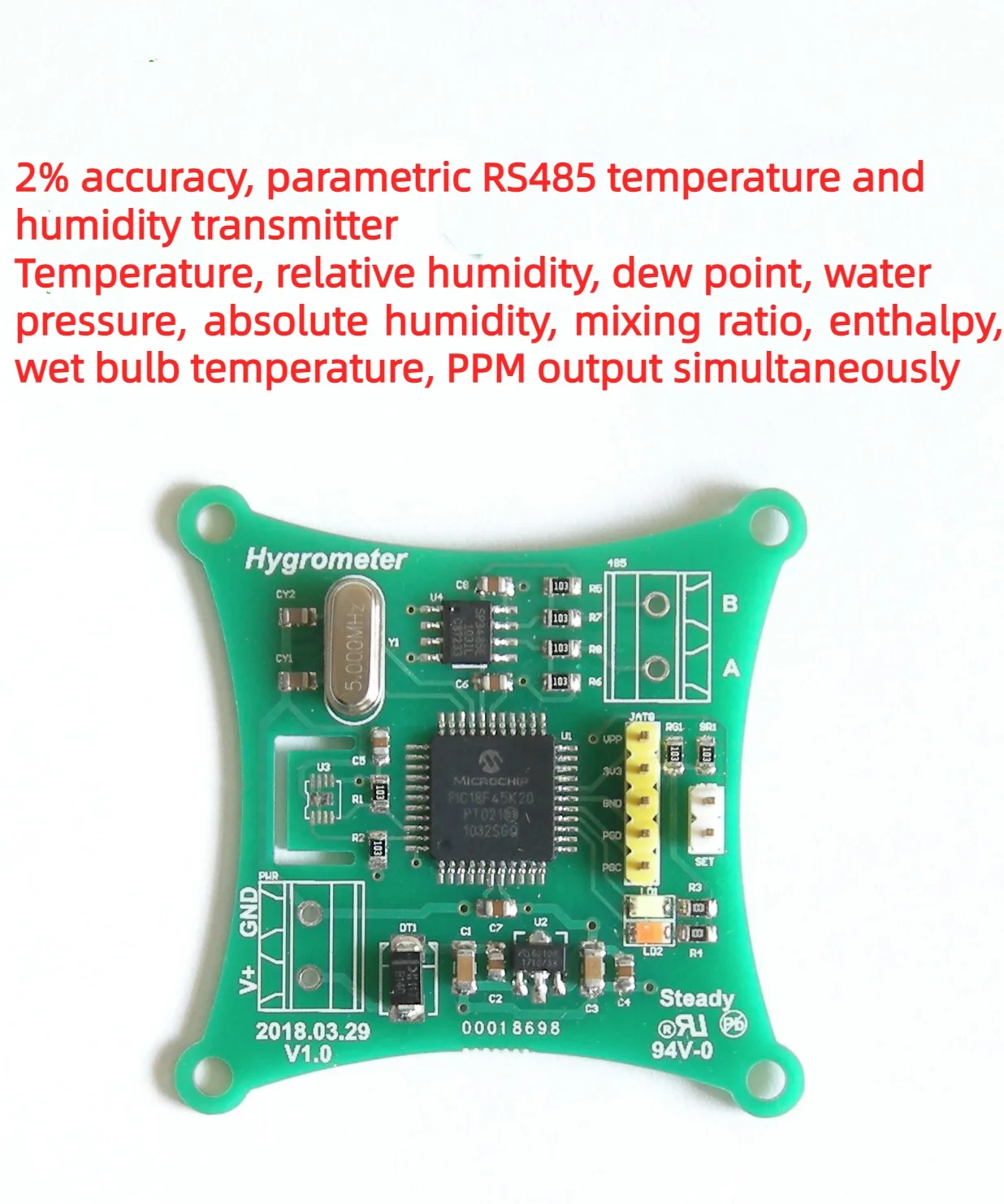 

RS485 Temperature and Humidity Transmitter