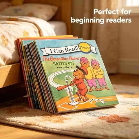 My First Grammar Book English Bedtime Story Reading 12 Books Little Bear Series Grammar Learning Book Enlightenment Story Family Reading Material School Learning Materials Birthday Gift