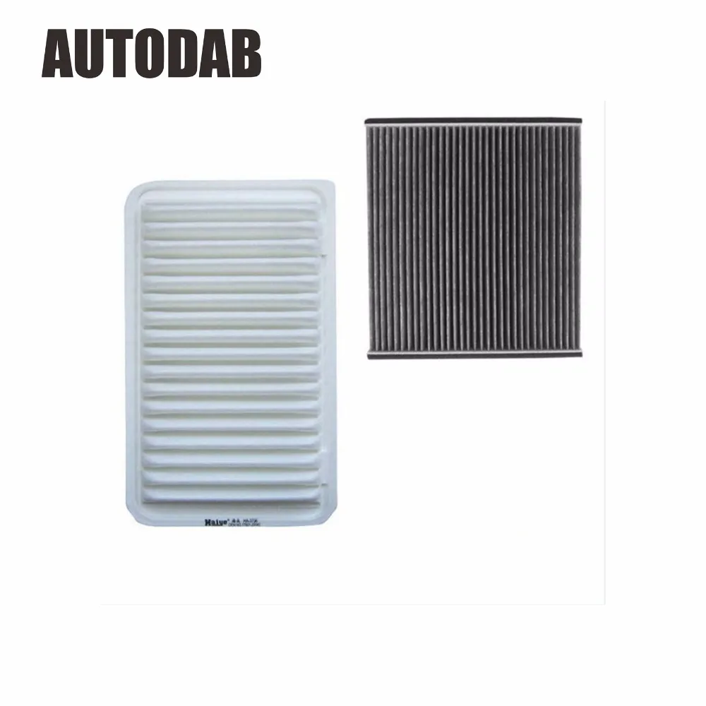 Engine&Carbonized Cabin Air Filter Set For SIENNA CAMRY RX350 ES330 17801-OH010 87139-32010