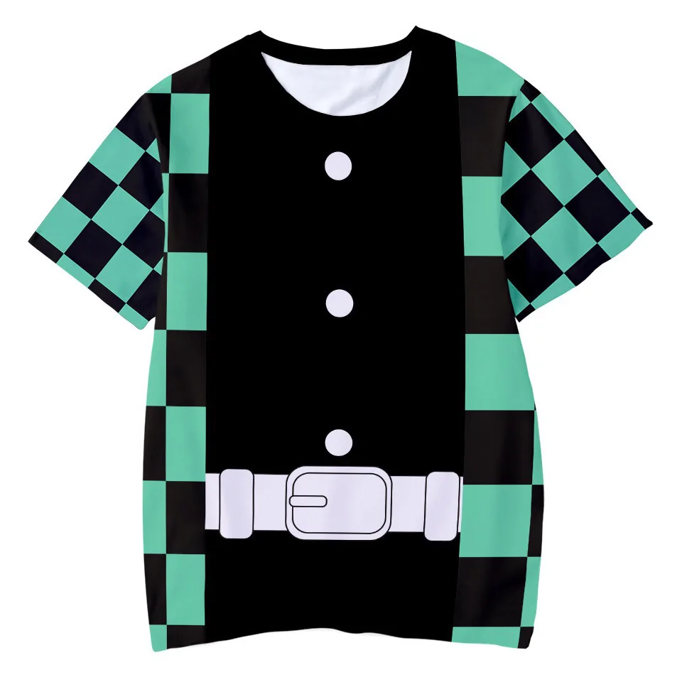 

Модная детская футболка в стиле аниме «Убийца демонов» Painful Clothing Tanjiro Nezuko Yoshinobu Мужская футболка Casual Harajuku Street Модные футболки