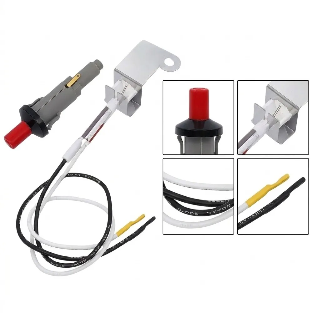 Gas Grill Igniter Replacement Kit With Electrode Tool Parts For Weber Q300 Q3000 BBQ Barbecue Cooking Tools Accessories
