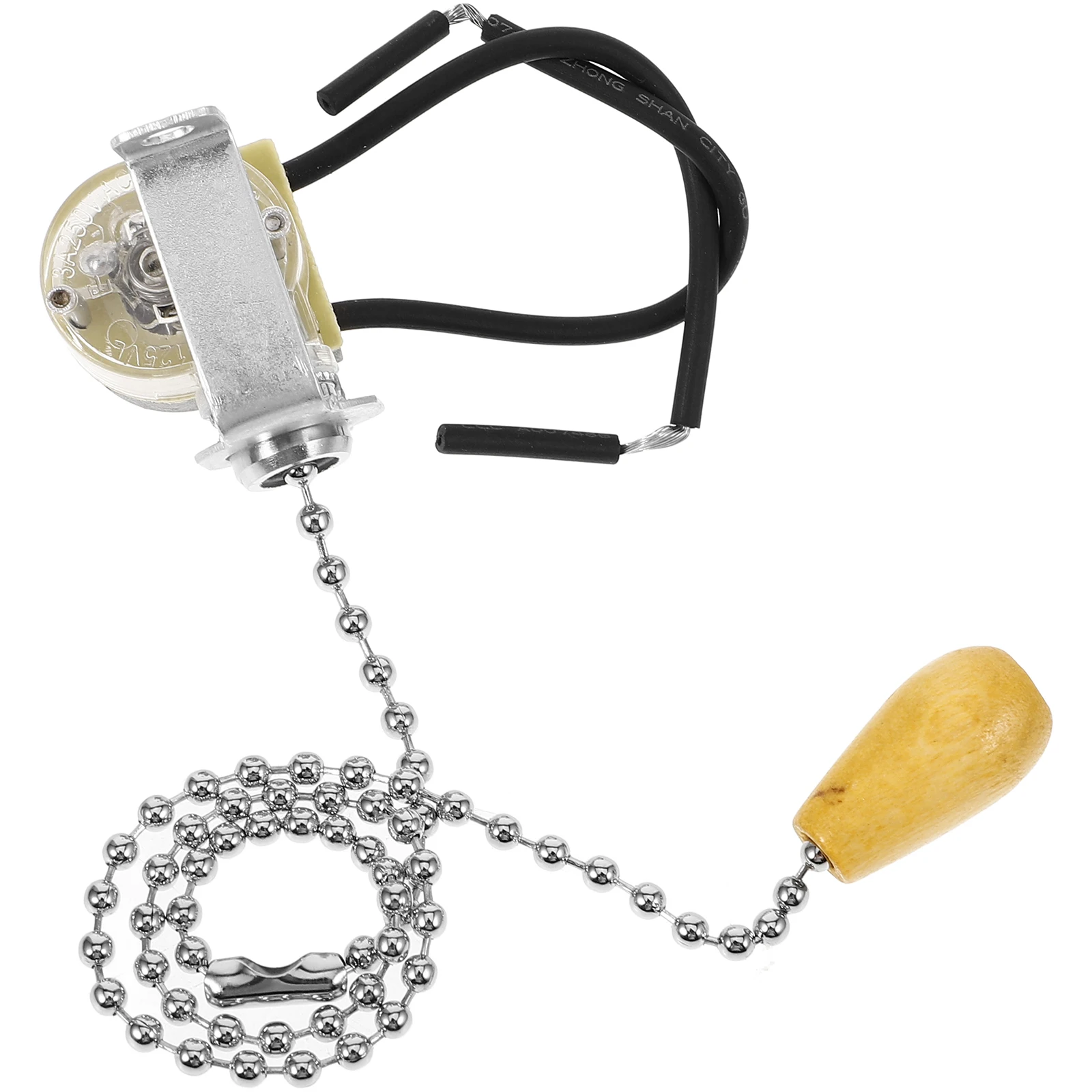 

Light Wire Switch Lamp Replacement Parts Pull Chain for Fixture Bulb Bathroom Iron Closet Decorative Silent Socket