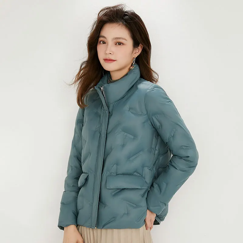 New Woman Fashion 90% piumino piumino Stand Collar Coat Brand giacche goffrate di buona qualità cappotto caldo top Ultra leggero