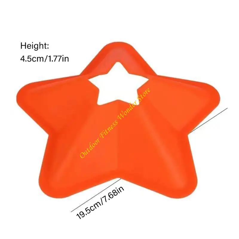 E8bf reutilizáveis ​​agilidades discos marcadores treinamento futebol para exercícios pé trabalho