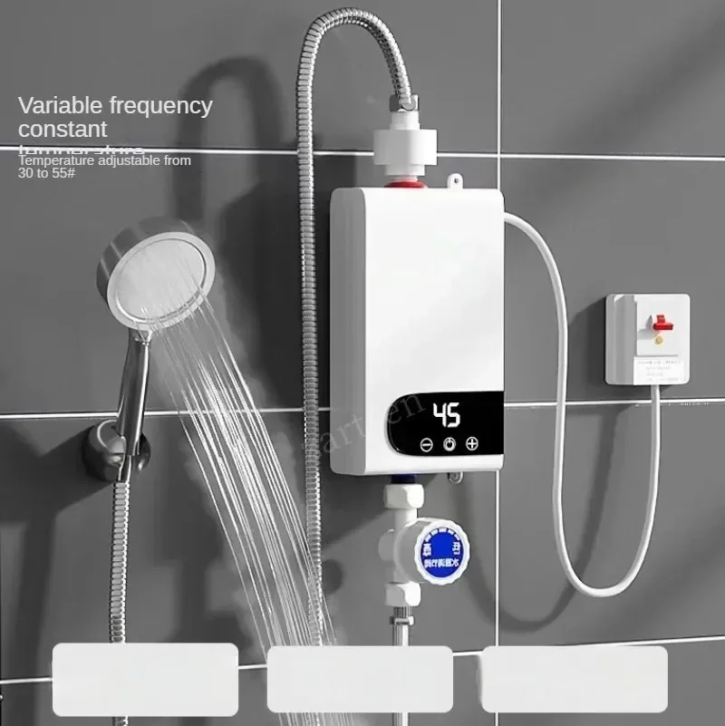 Calentador de agua instantáneo 220V5500W calentadores eléctricos portátiles para baño ducha de agua caliente y calefacción de cocina casera