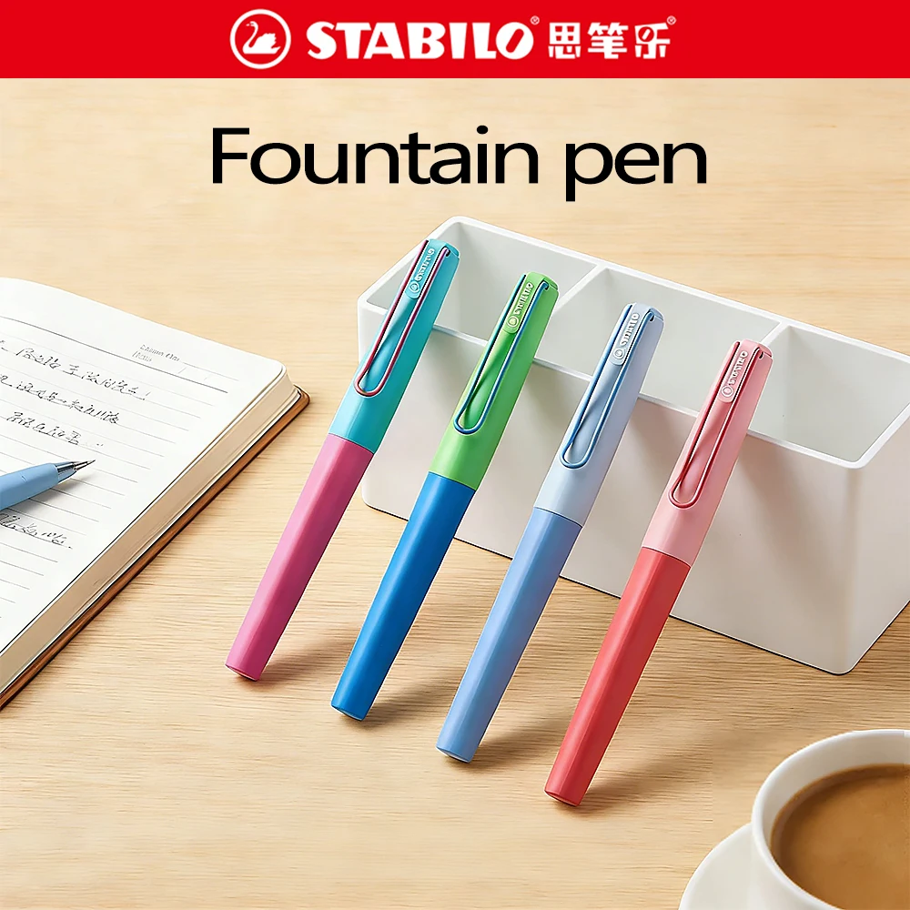 

2026 New Stabilo Fountain Pen 0.38mm Iridium Pen Tip Comfortable Grip Pen for Engineering Pens for Writing School Supplies
