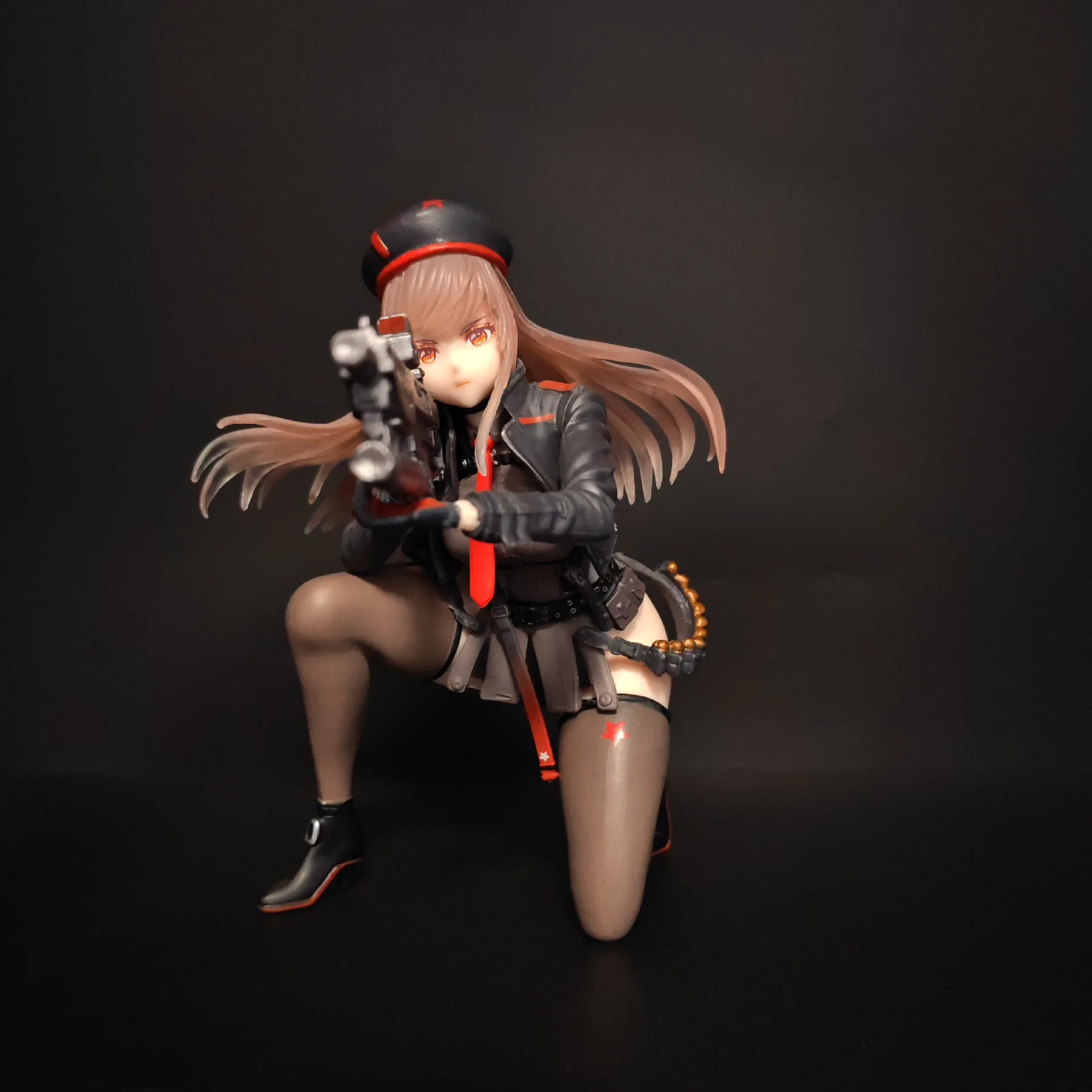 Victory Girl Rapi Figure Pink Hair Military Outfit Snow Scene 12cm Sexy Maid Movable Pvc Swimsuit Favorite Toy Gift view 5