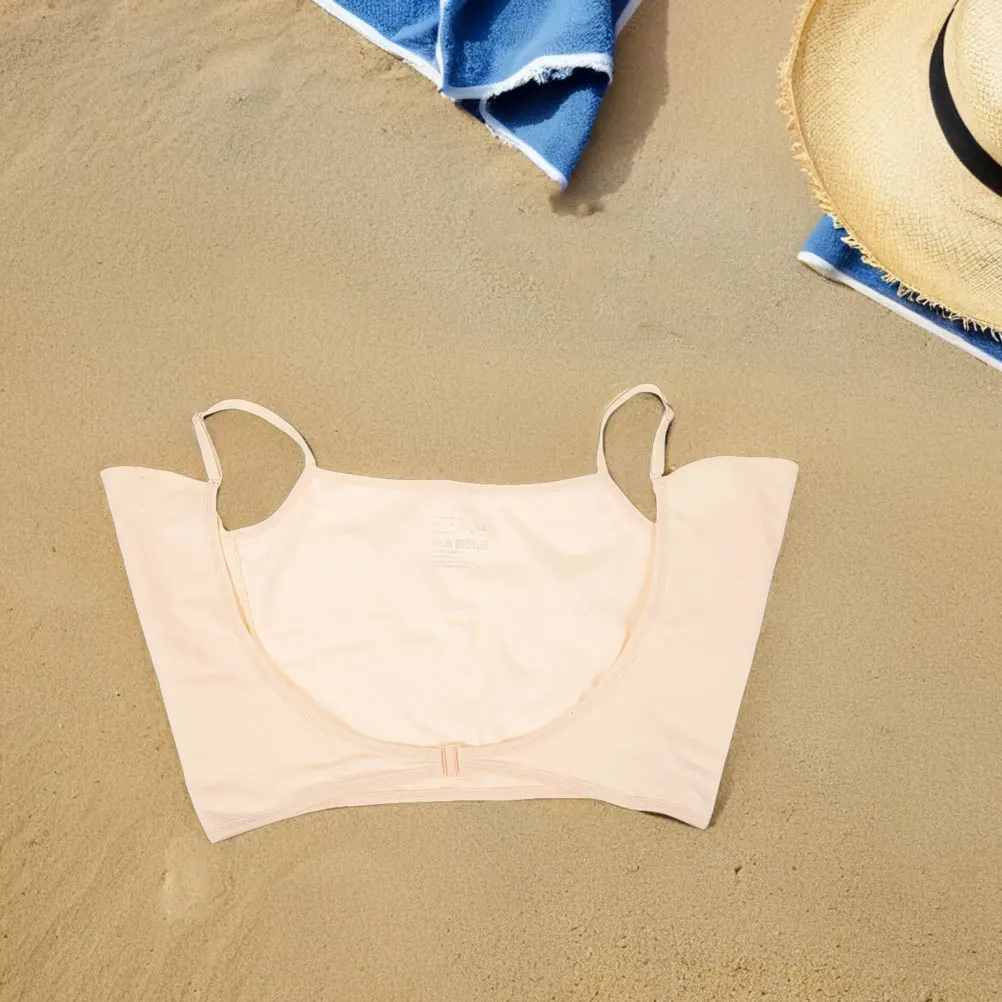 

2pcs Women Reusable Washable Breathable Sweatproof Pads Armpit Protector Summer Beach Outdoor Use Absorbing Vest Reusable