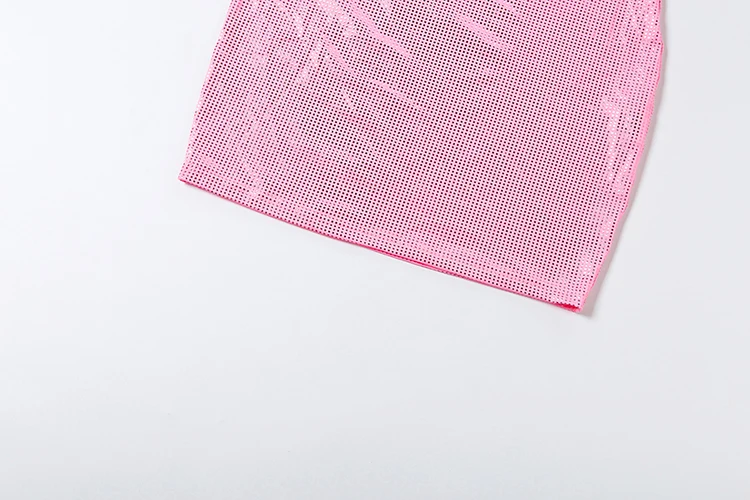Nibber Stretch-Kleid für Damen, modisch, sexy, mit Pailletten, für den Sommer, rückenfrei, ärmellos, Skinny Hottie-Stil, Mitternachtsparty, Club, Mini-Bodycon – Detail 6