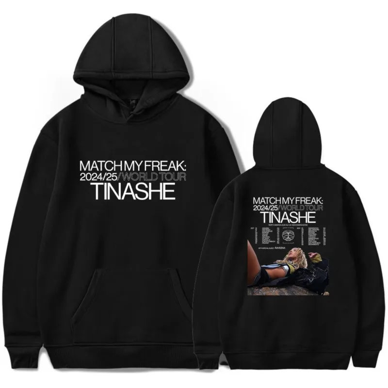 Tinashe Matchmyfreak World Tour Hoodie Merch Men/Women Unisex Cosplay Long Sleeve Sweatshirt Hooded Streetwear