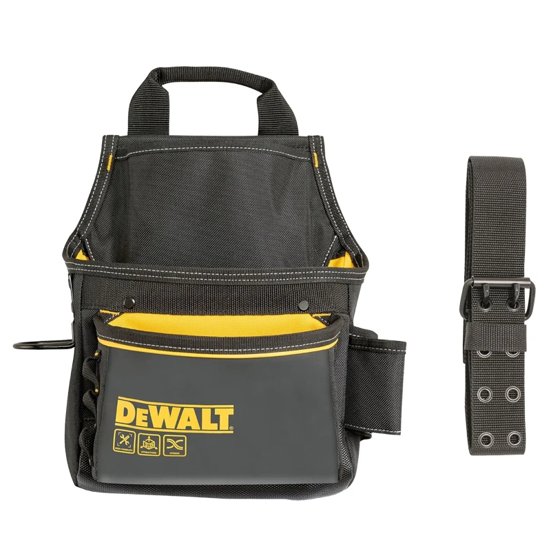 DEWALT DWST540101  Single Pouch Toolbelt Dirt-repellant Tarpaulin   Durable Materials Comfortable Storage Tool Waist Bag