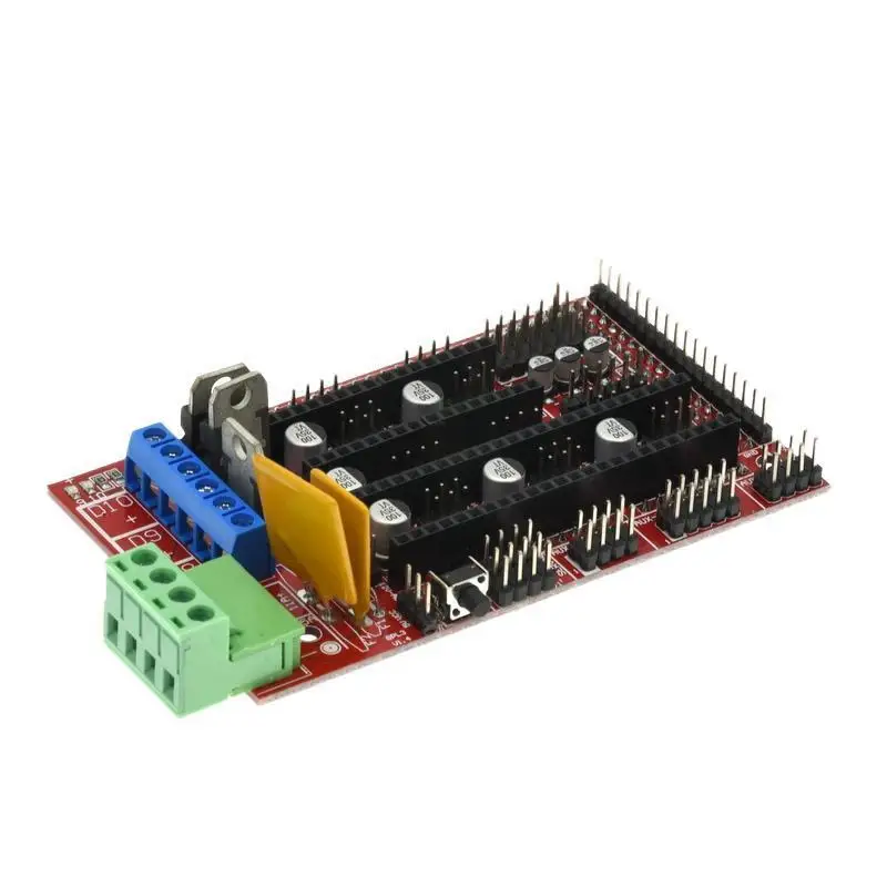 Rampas 1,4 1,5 1,6, pieza de Panel, placa base, piezas de impresoras 3D, escudo, controles rojos y negros