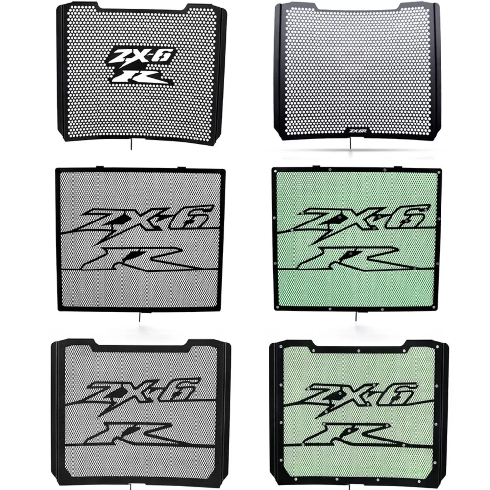 

FOR Kawasaki ZX6R NINJA ZX-6R ZX636/KTR 2009-2022 2021 Motorcycle Radiator Grill Guard Cover Protector ZX 636 2025 2024 2023