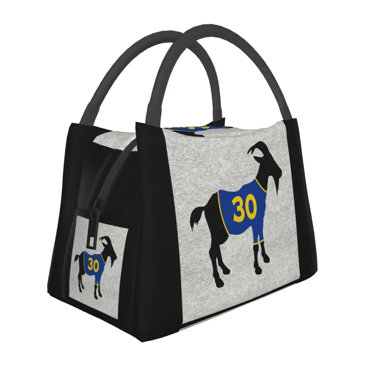 Steph Curry Goat Bolsas de almuerzo Caja Bento aislada Bolsa de almuerzo portátil Bolsas de picnic Bolsa térmica más fresca para mujer y niña Trabajo