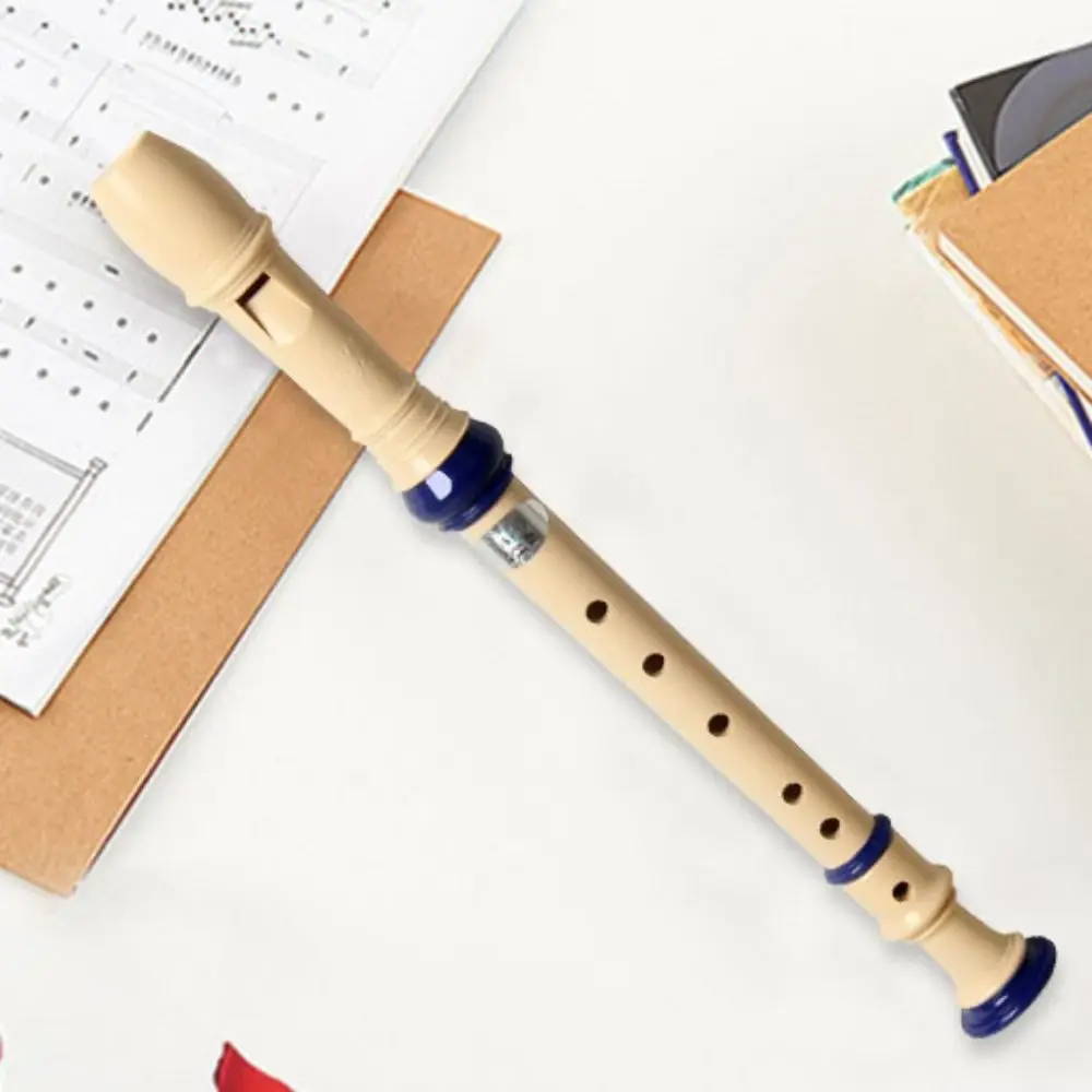 Easy Adjustable Soprano Recorder Food Grade ABS Baroque Fingering Eight Hole Clarinet Non-toxic Natural Vertical Flute