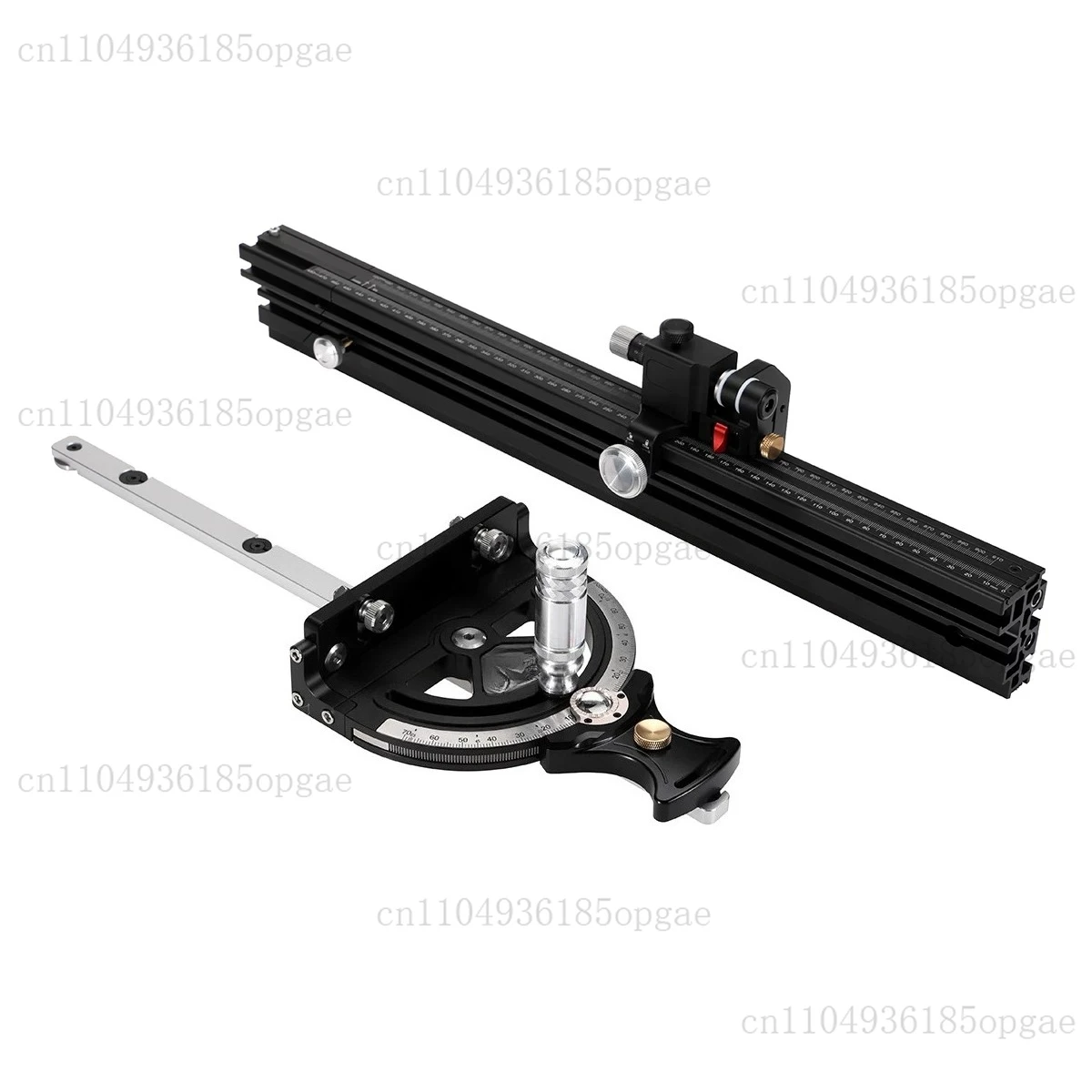 Guia de Esquadria HD-MG21 com Medidor para Serra de Mesa Pequena Bosch, Guia de Ângulo de 70 Graus 540-910mm para Serra de Mesa Pequena