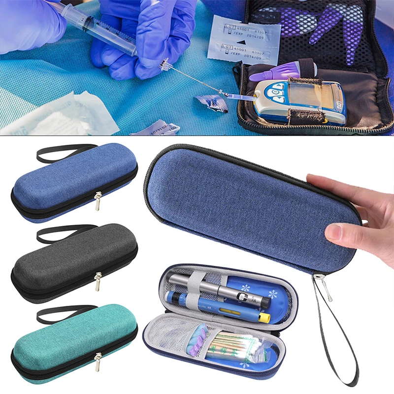 Waterproof Diabetic Pocket Pill Protector Insulin Cooling Bag Portable Travel Case Thermal Insulated Medicla Cooler Pouch Case